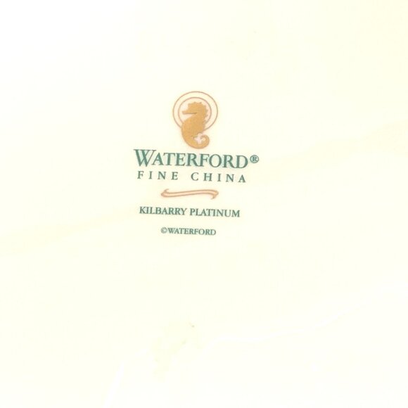 4 Waterford Kilbarry Platinum Dinner Plates Fine Bone China 10 3/4" Multi Avail - Picture 5 of 10